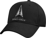 Black US Space Force Low Profile Cap
