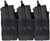 Black MOLLE Open Top Six Rifle Mag Pouch Black MOLLE Open Top Six Rifle Mag Pouch