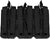 Black MOLLE Open Top Six Rifle Mag Pouch Black MOLLE Open Top Six Rifle Mag Pouch