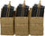 Coyote Brown MOLLE Open Top Six Rifle Mag Pouch Coyote Brown MOLLE Open Top Six Rifle Mag Pouch