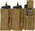Coyote Brown MOLLE Triple Kangaroo Rifle and Pistol Mag Pouch Coyote Brown MOLLE Triple Kangaroo Rifle and Pistol Mag Pouch