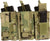 MultiCam MOLLE Triple Kangaroo Rifle and Pistol Mag Pouch
