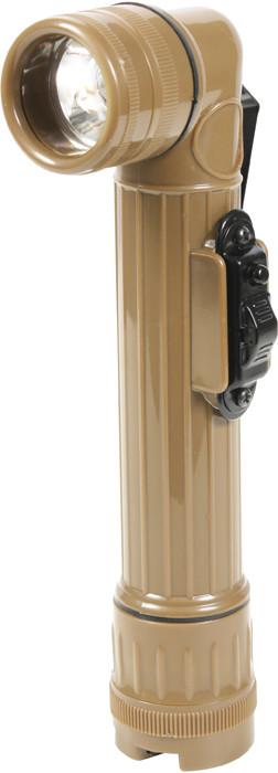 Coyote Brown - Military GI Style Mini Anglehead Flashlight Coyote Brown - Military GI Style Mini Anglehead Flashlight