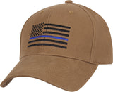 Coyote Brown - Thin Blue Line Flag Low Profile Cap