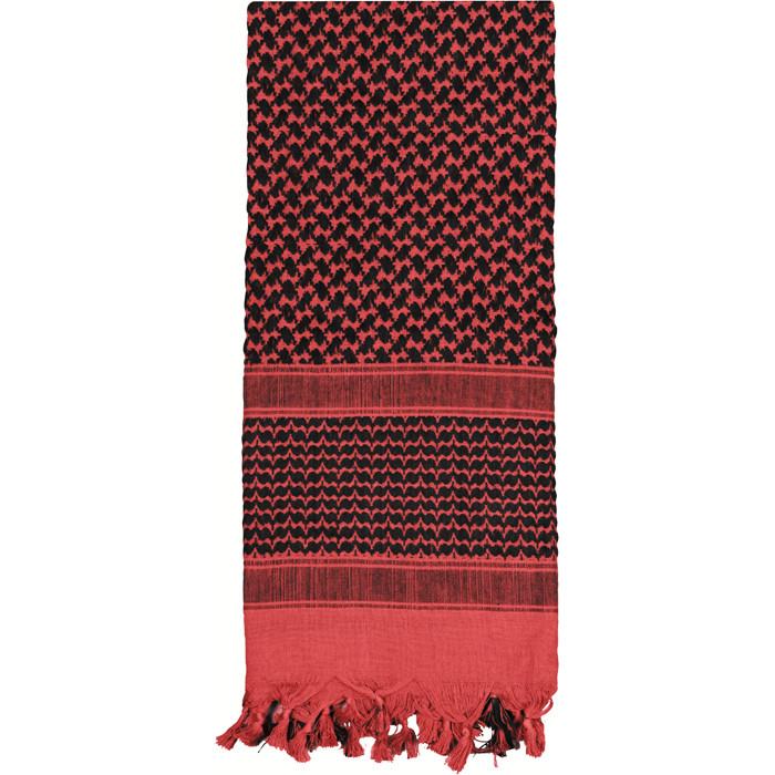 Black Red - Lightweight Tactical Desert Shemagh Scarf Black Red - Lightweight Tactical Desert Shemagh Scarf