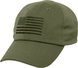 Olive Drab - Tactical Operator Cap With US Flag