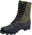 Olive Drab Military Vietnam Era Style Jungle Boots - Leather & Canvas Panama Sole Boot