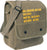 Canvas Map Case Shoulder Bag with Military Stencil Cotton/Canvas Map Bag