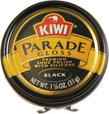 Kiwi Black Small Parade Gloss Premium Shoe Polish 1.25 oz.
