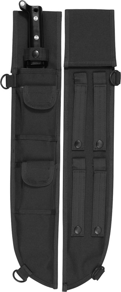 Black Tactical MOLLE Machete Sheath Case Cover 18"