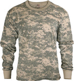 ACU Digital Camo - Tactical Long Sleeve T-Shirt, Poly/Cotton ACU Digital Camo - Tactical Long Sleeve T-Shirt, Poly/Cotton