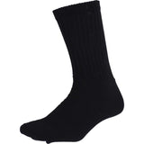 Black - Athletic Crew Socks Pair - USA Made Black - Athletic Crew Socks Pair - USA Made