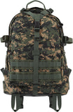 Digital Woodland Camouflage - Military MOLLE Compatible Large Transport Pack