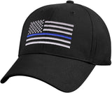 Kids - Black Low Profile Thin Blue Line Flag Cap