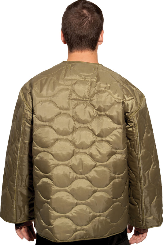 Coyote Brown - M-65 Field Jacket Liner, Insulated Base Layer for M1965 Coat