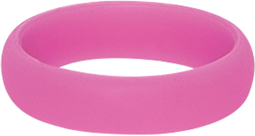 Pink Silicone Ring Durable Non Conductive Comfortable Wedding Band Safe Pink Silicone Ring Durable Non Conductive Comfortable Wedding Band Safe