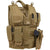 Coyote Brown - Kids MOLLE Compatible Cross Draw Tactical Vest