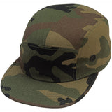 Woodland Camouflage - Military Style Urban Street Cap - Polyester Cotton