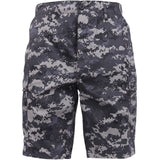 Subdued Urban Digital Camouflage - Tactical Cargo BDU Shorts - Polyester Cotton Twill - Button Fly Subdued Urban Digital Camouflage - Tactical Cargo BDU Shorts - Polyester Cotton Twill - Button Fly