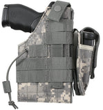 ACU Digital Camouflage - Tactical Military MOLLE Pistol Holster ACU Digital Camouflage - Tactical Military MOLLE Pistol Holster