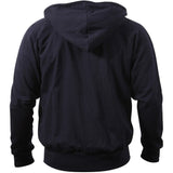 Navy - Thermal-Lined Zipper Hooded Sweatshirt