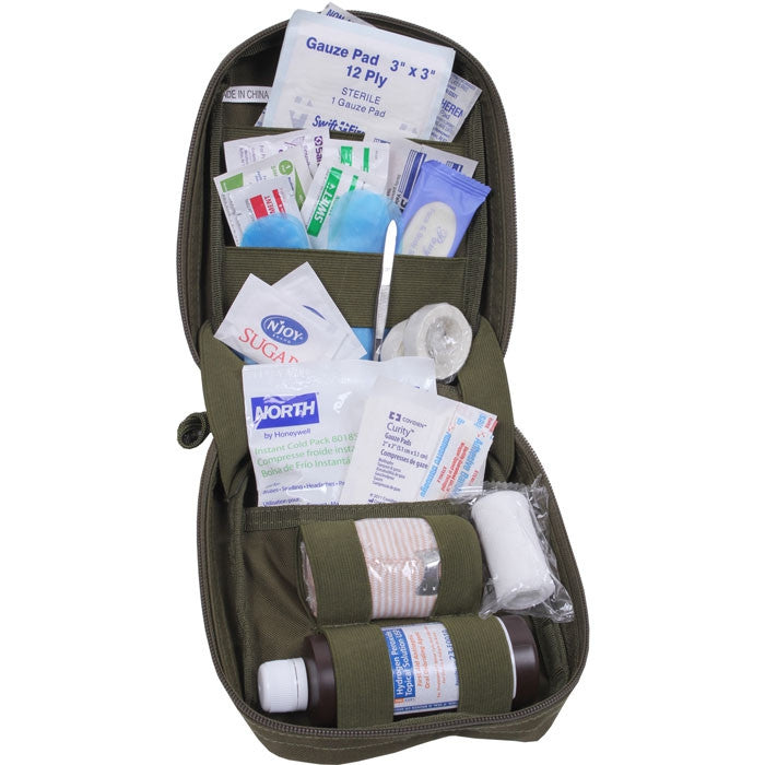 Olive Drab - Tactical MOLLE Compatible First Aid Kit Olive Drab - Tactical MOLLE Compatible First Aid Kit