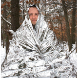 Emergency Survival Thermal Blanket - Lightweight Camping Safety Mylar Blanket - Military Casualty Blanket