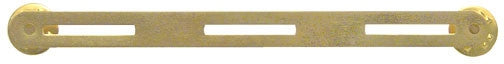 Gold - 3 Ribbon Pin-On Mount - Brass Gold - 3 Ribbon Pin-On Mount - Brass
