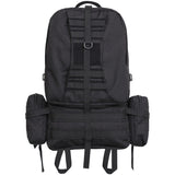 Black Tactical Global Deployment Assault Pack Deluxe Jumbo Camping Travel Backpack Bag