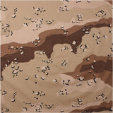 Desert Camouflage Six-Color - Military Bandana 22 in. x 22 in.
