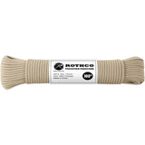 Tan - Polyester 550 LB Tested 100 Feet Paracord Rope