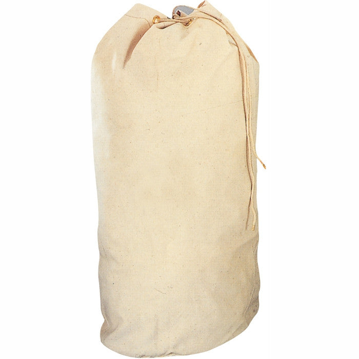 White Natural - US Navy Travel Sea Bag - Cotton Canvas