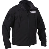 SECURITY Jacket Black Special Ops Soft Shell Waterproof Coat