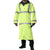 Safety Green To Black - Reflective High-Visibility Reversible Rain Parka with Hood Safety Green To Black - Reflective High-Visibility Reversible Rain Parka with Hood