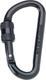 Black - Professional Aluminum Alloy Locking Carabiner - 80mm