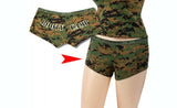 Digital Woodland Camouflage - Womens BOOTY CAMP Booty Shorts Digital Woodland Camouflage - Womens BOOTY CAMP Booty Shorts