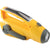 Yellow - Solar Powered Radio & LED Flashlight with Power Crank