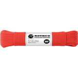 Red - Polyester 550 LB Tested 100 Feet Paracord Rope