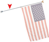 Flag Pole with Bracket - Steel
