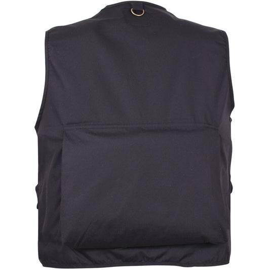 Black - Fishing and Travel Vest 17 Pockets