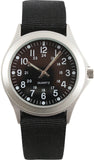 Black - Quartz Military Style Watch