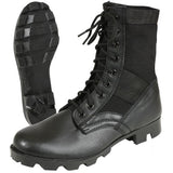 Black - Panama Sole GI Type Steel Toe Jungle Boots - Leather 8 in. Black - Panama Sole GI Type Steel Toe Jungle Boots - Leather 8 in.