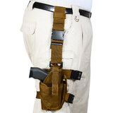 Coyote Brown - Deluxe Leg Strap Adjustable Tactical Holster