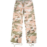 Subdued Pink Camouflage - Womens Vintage Paratrooper Fatigues