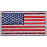 Red/White/Blue - US Flag Patch with Hook and Loop Closure