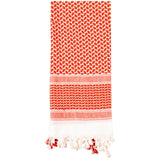 Red White - Lightweight Tactical Desert Shemagh Scarf