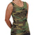 Woodland Camouflage - Womens Stretch Tank Top