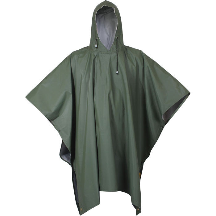 Olive Drab - Reversible PVC Ponchos Olive Drab - Reversible PVC Ponchos