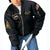 Kids Black - Military Top Gun Air Force MA-1 Bomber Flight Jacket with Patches