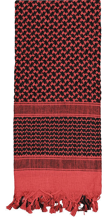 Red/Black - Shemagh Tactical Desert Keffiyeh Scarf Red/Black - Shemagh Tactical Desert Keffiyeh Scarf